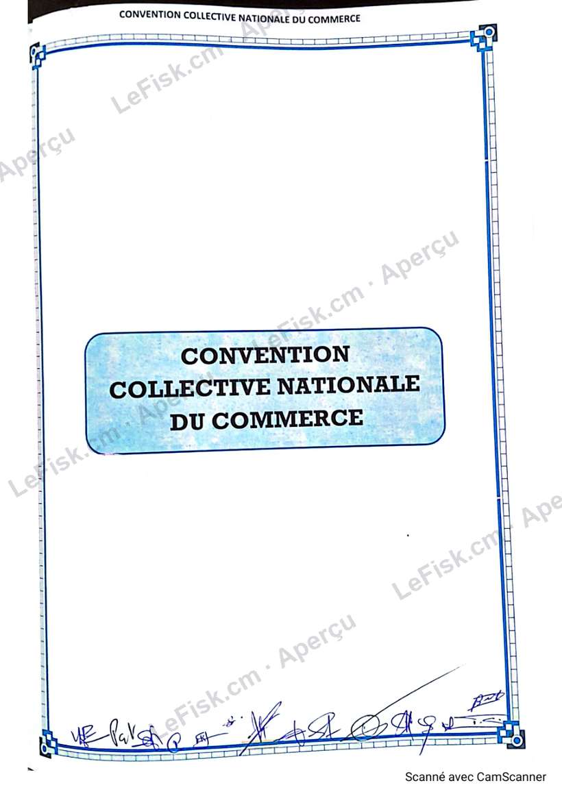 Aperçu page 1 — Convention Commerce 2024