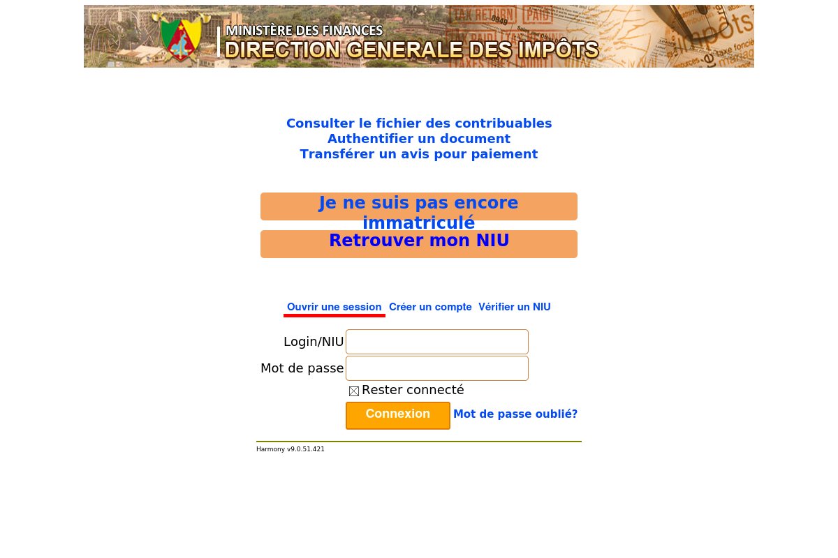 Direction Générale des Impôts du Cameroun (DGI) : adresse, contacts, itinéraire et localisation
